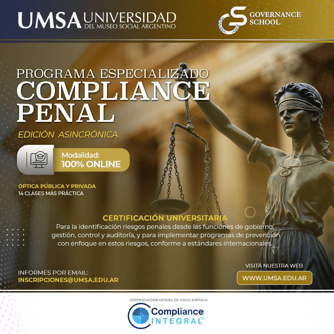 Programa Especializado en Compliance Penal