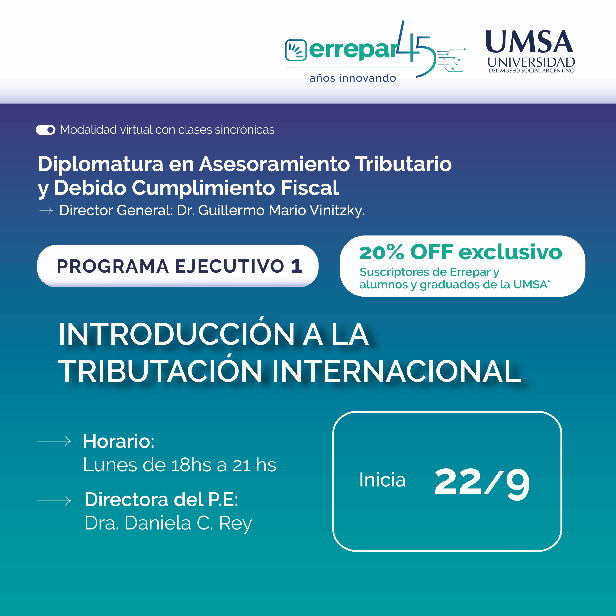 Programa Ejecutivo Introducción a la Tributación Internacional