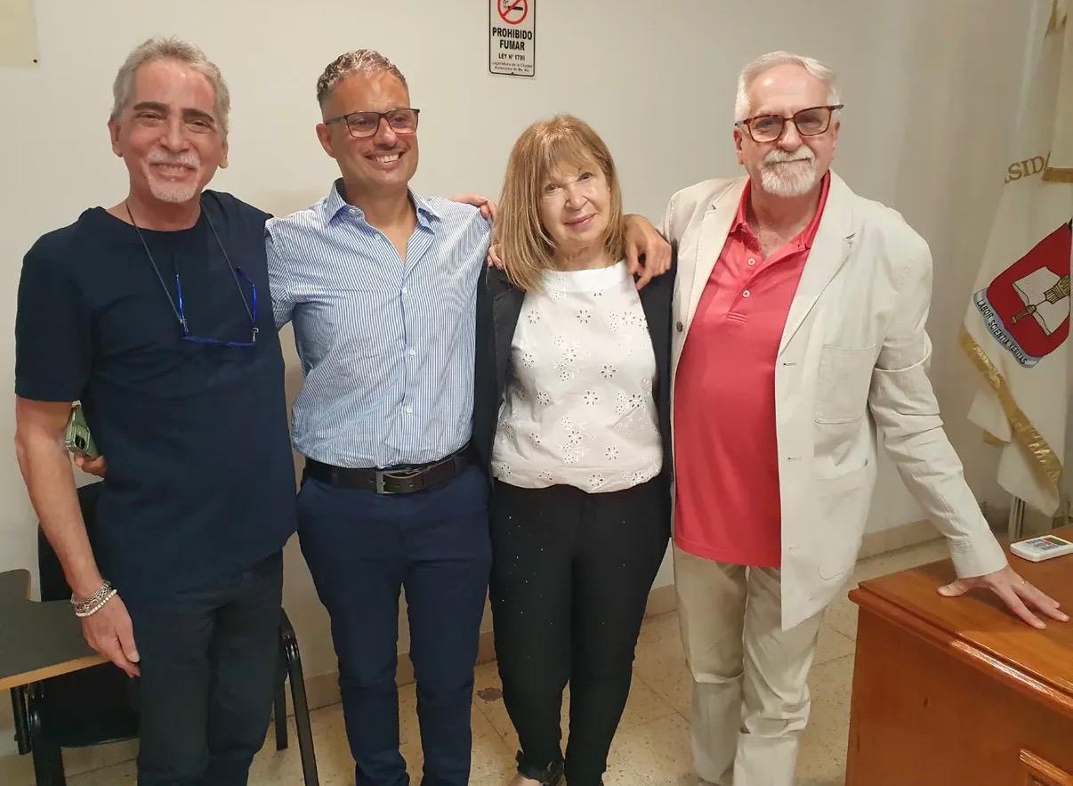 Andes Febbraio, director de la carrera de Psicología UMSA, Lucas Edgar, Docente de la carrera de Psicología UMSA