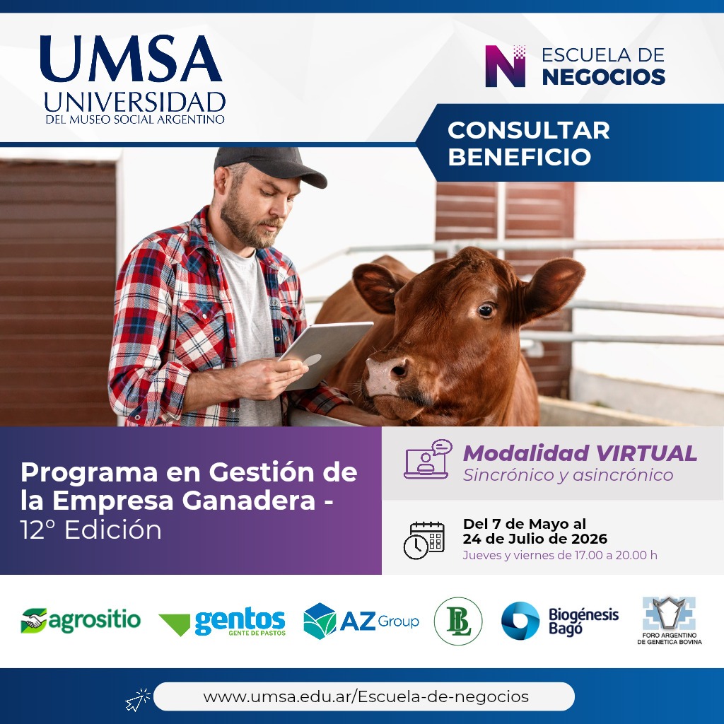 Programa en Gestión de la Empresa Ganadera – 12º Edición