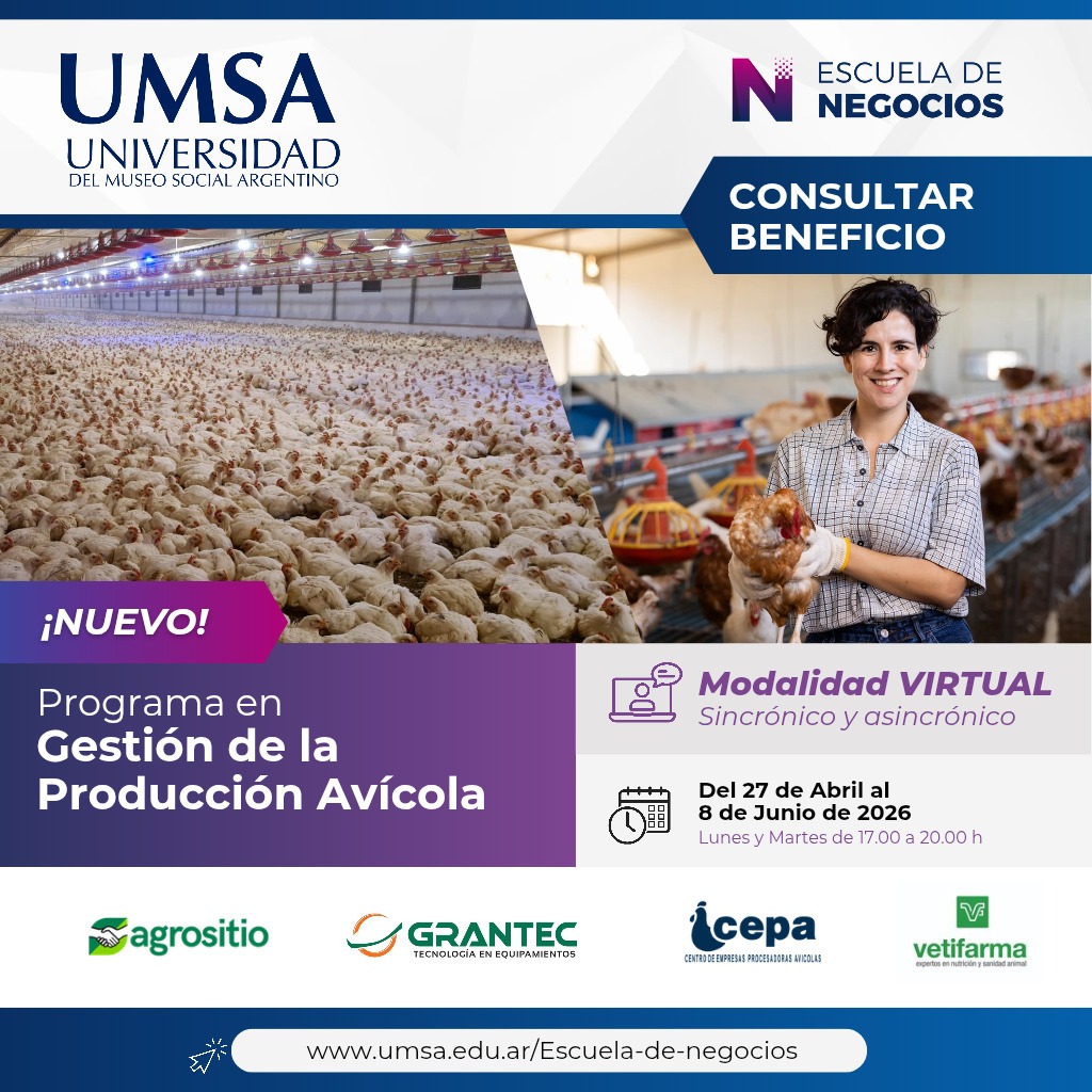 Programa en Gestión de la Producción Avícola – 1° Edición