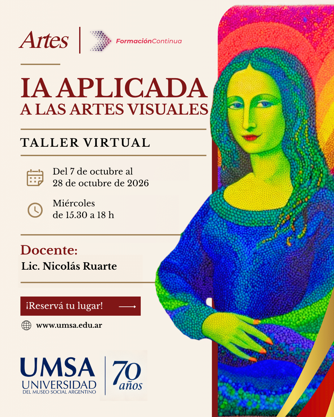 Taller Virtual: IA aplicada a las Artes Visuales