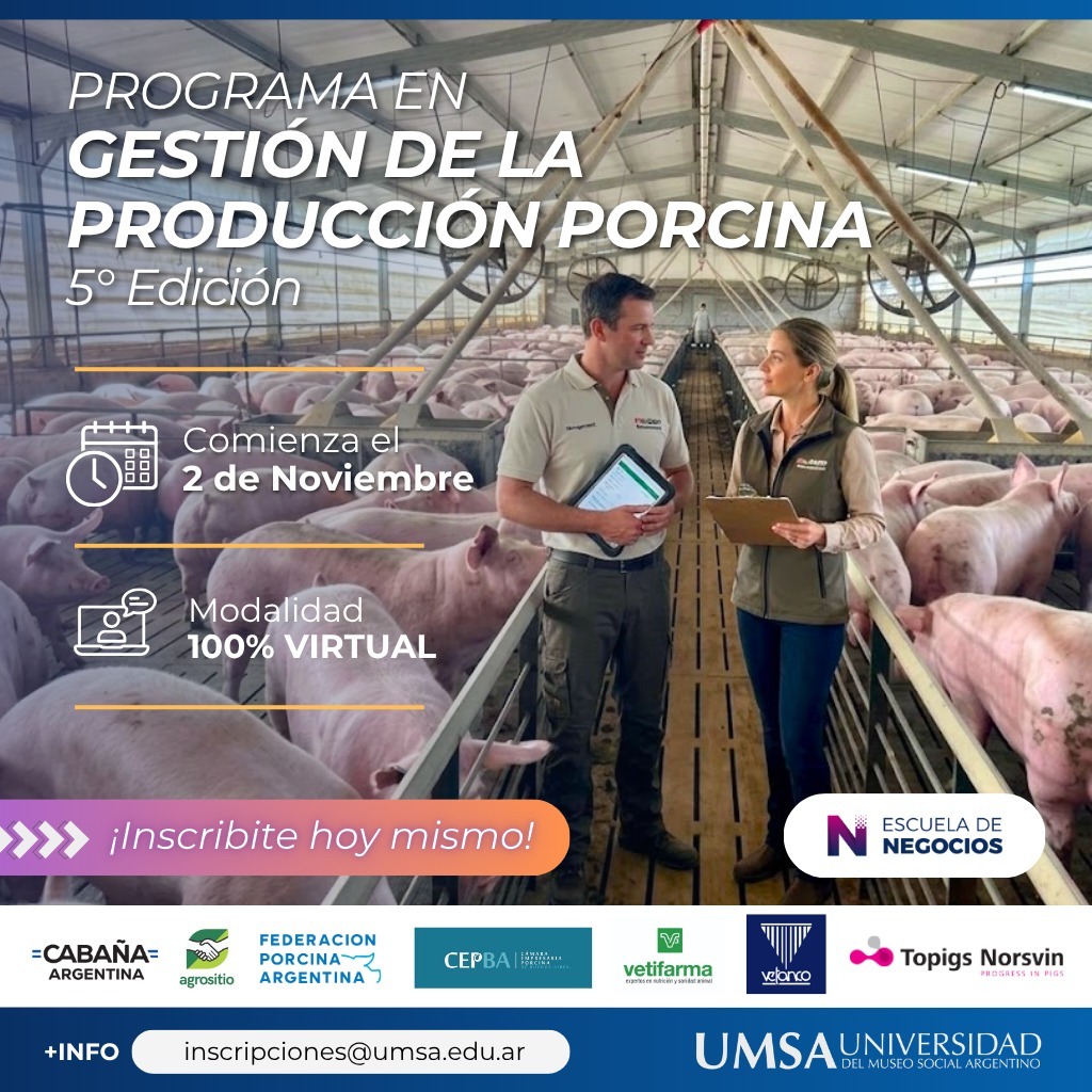 Programa en Gestión de la Producción Porcina – 5º edición