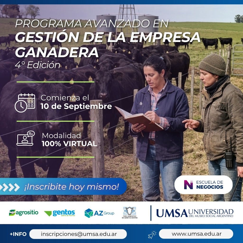 Programa Avanzado en Gestión de la Empresa Ganadera – 4º edición