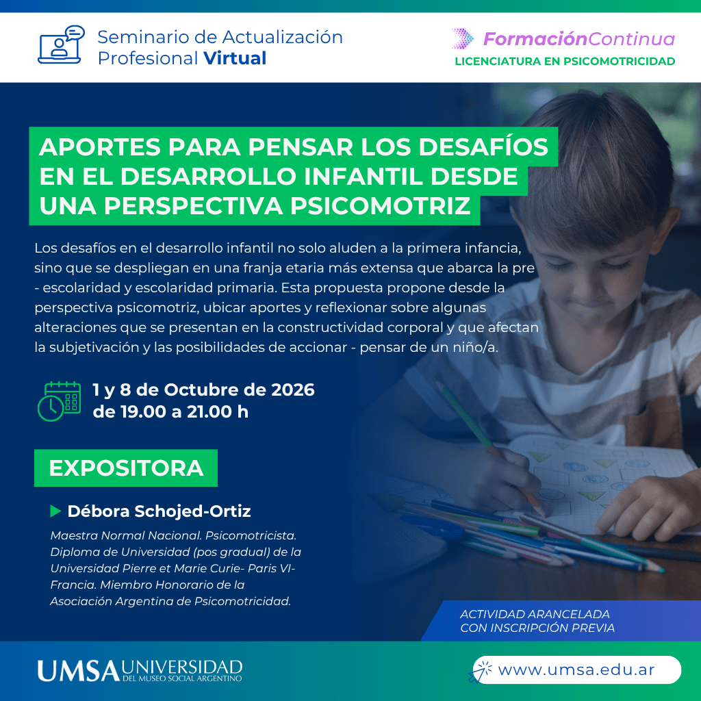 Aportes para Pensar los Desafíos en el Desarrollo Infantil desde una Perspectiva Psicomotriz